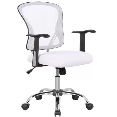 Ebern Designs Santiago Mesh Task Chair Colour: White | Wayfair North America