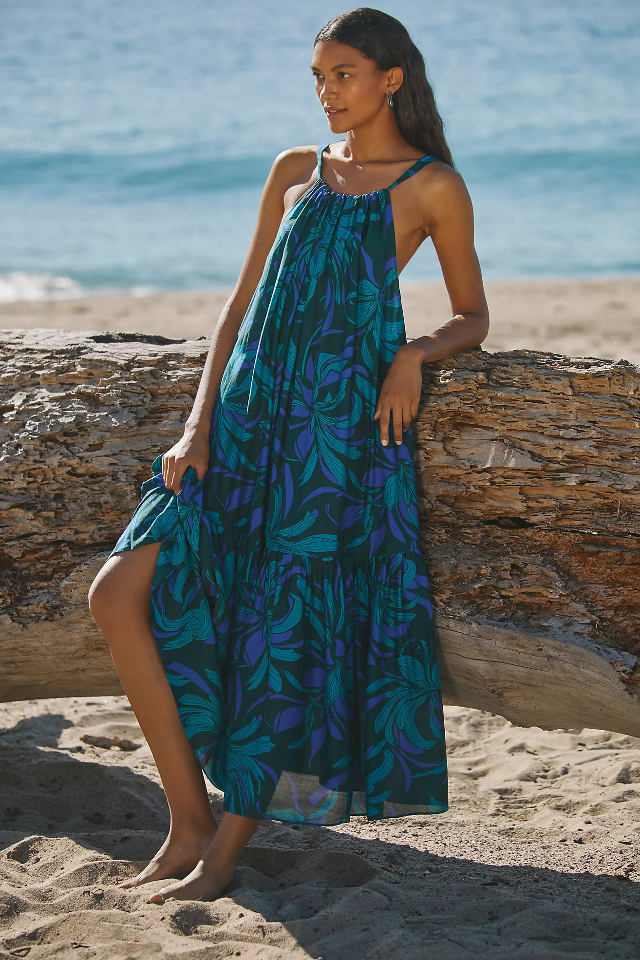 JETS Queen of the Night Halter Dress | Anthropologie (US)