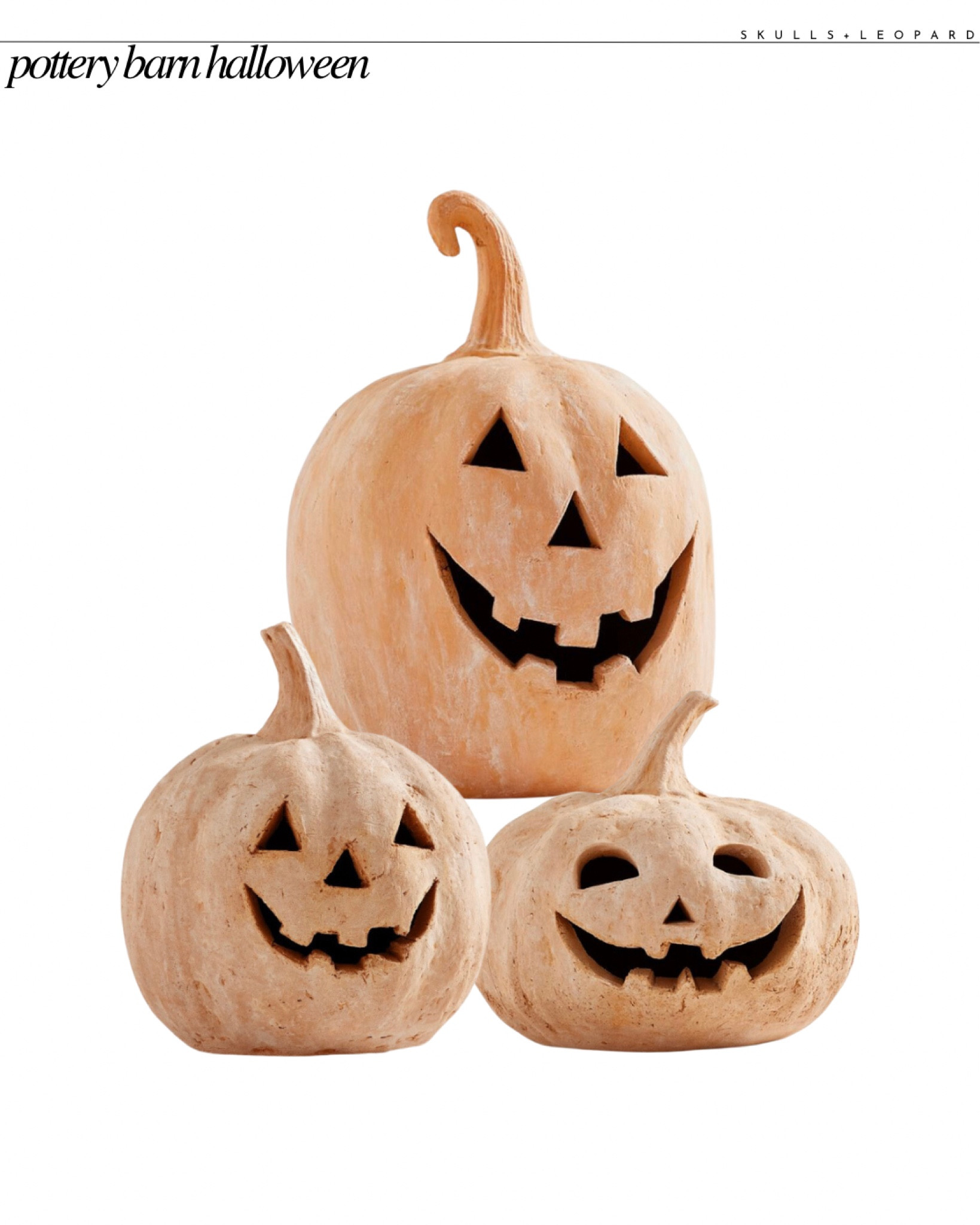 Handmade Terracotta Jack O' Lantern curated on LTK