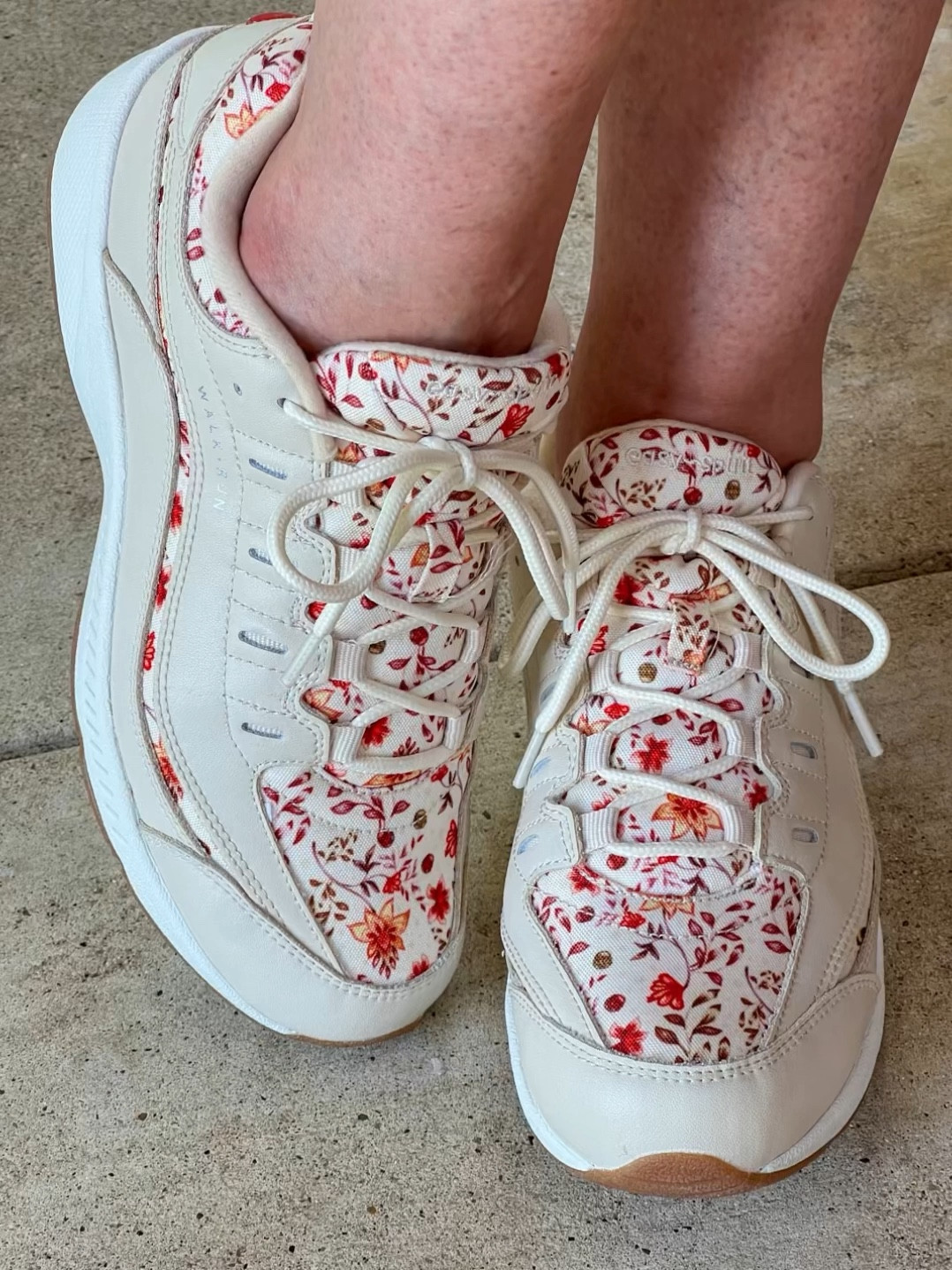 Looking cute walking shoes or girly floral sneakers?

The Romy, from @easyspiritofficial is my go-to! (It's been a best-seller for over 15 years!)
 😲
Yep! The Romy comes in over 50 colors and prints, and it was created with a super lightweight design, extended widths/sizes, and it's orthotic friendly (which is great for me, because I wear orthotics).

I couldn't resist this girly floral pair, and with a great sale PLUS my exclusive SUZY20 discount code on top, they're a STEAL right now!

#LTKSaleAlert #LTKFitness #LTKShoeCrush