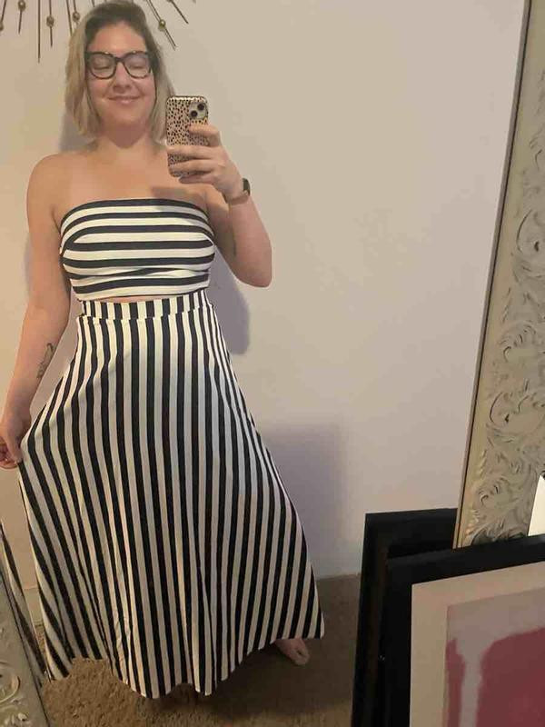 Elijah Stripe Tube Top & Maxi Skirt Set (Women) | Nordstrom | Nordstrom