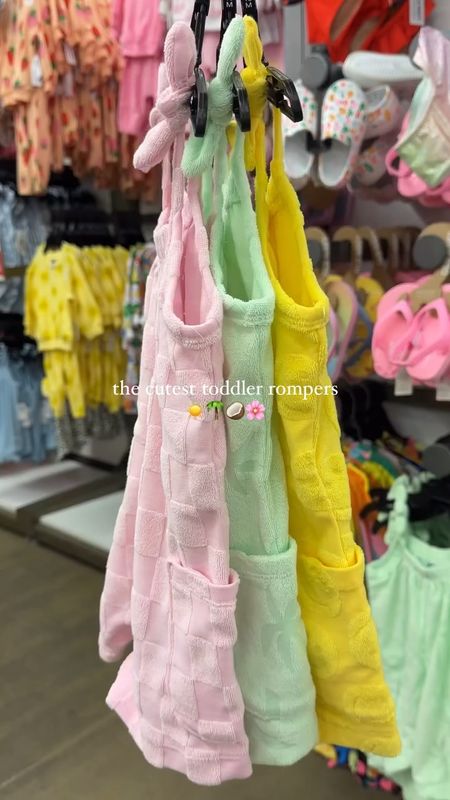 These terry cloth rompers are 50% off right now 🤩 which one are you getting? follow @tinytrendswithtori for more 🫶🏼

#oldnavy #oldnavystyle #oldnavykids #toddlergirlfashion #toddlerstyle #trendytots #girlmom #millennialmom #summerstyles

#LTKKids #LTKStyleTip #LTKFindsUnder50