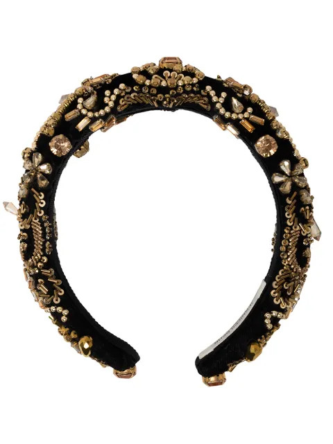 Jennifer Behr Ember Embellished Headband - Farfetch | Farfetch Global