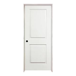 30 in. x 80 in. 2-Panel Square Top Right Hand White Primed Composite Smooth Hollow Core Single Pr... | The Home Depot