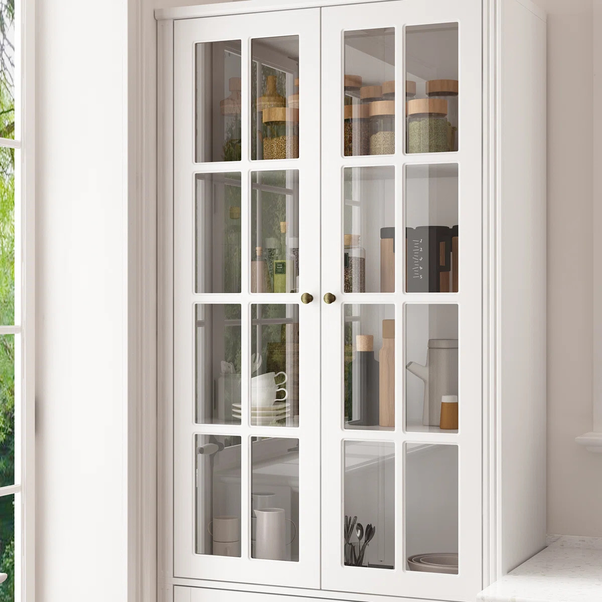 Kylen 78.7'' China Cabinet | Wayfair North America