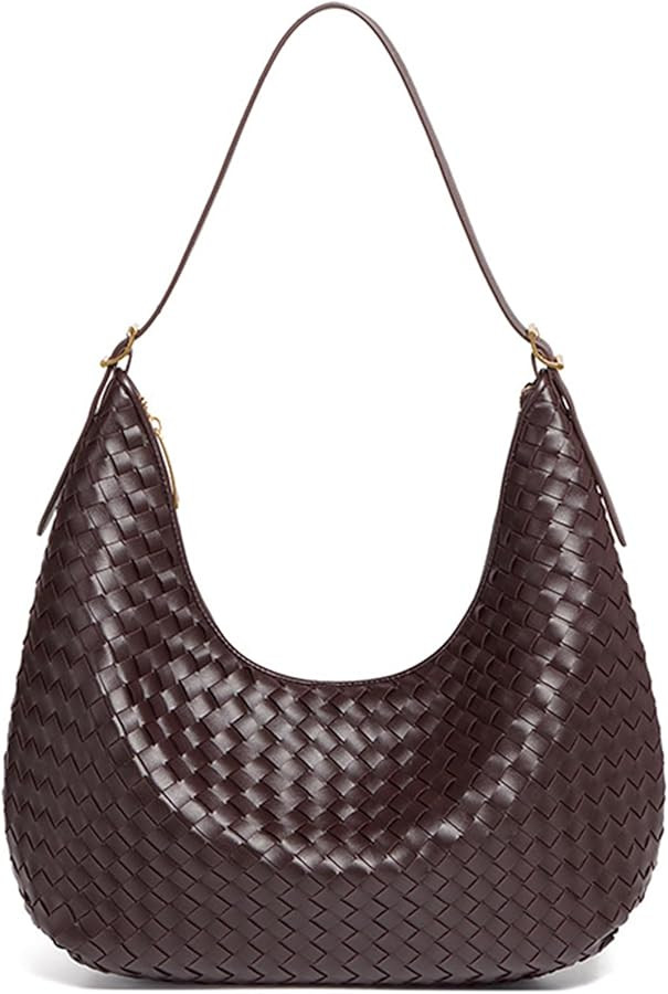 Shoulder Handbags Shoulder Bag for Women Totes Woven Vegan Leather Bag Hand Bag Working Lightweig... | Amazon (US)