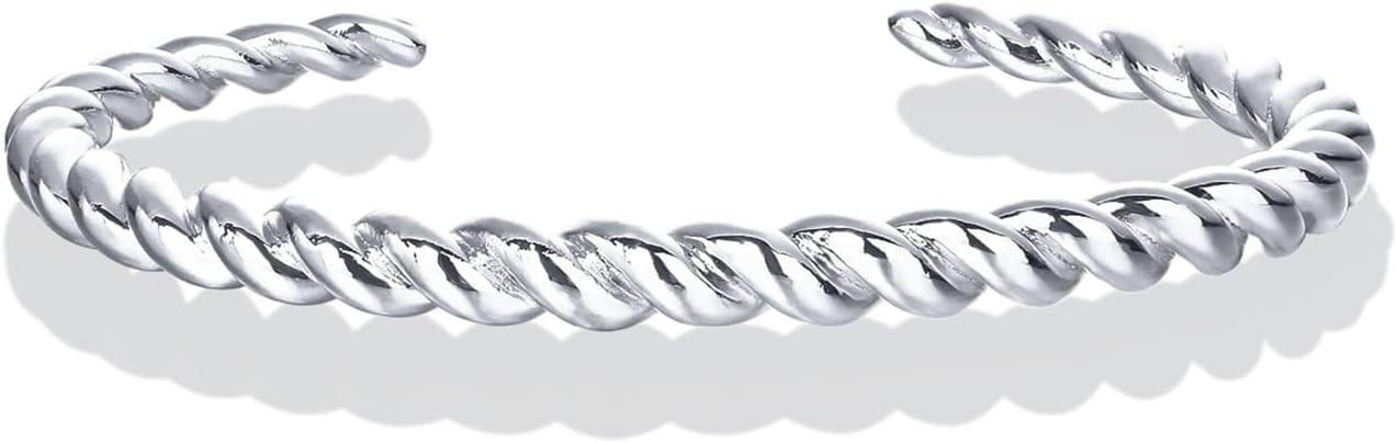 PAVOI Gold Plated Twisted Chunky Bangle Bracelet | 14K Gold Plated | Lightweight Everyday Jewelry | Amazon (US)