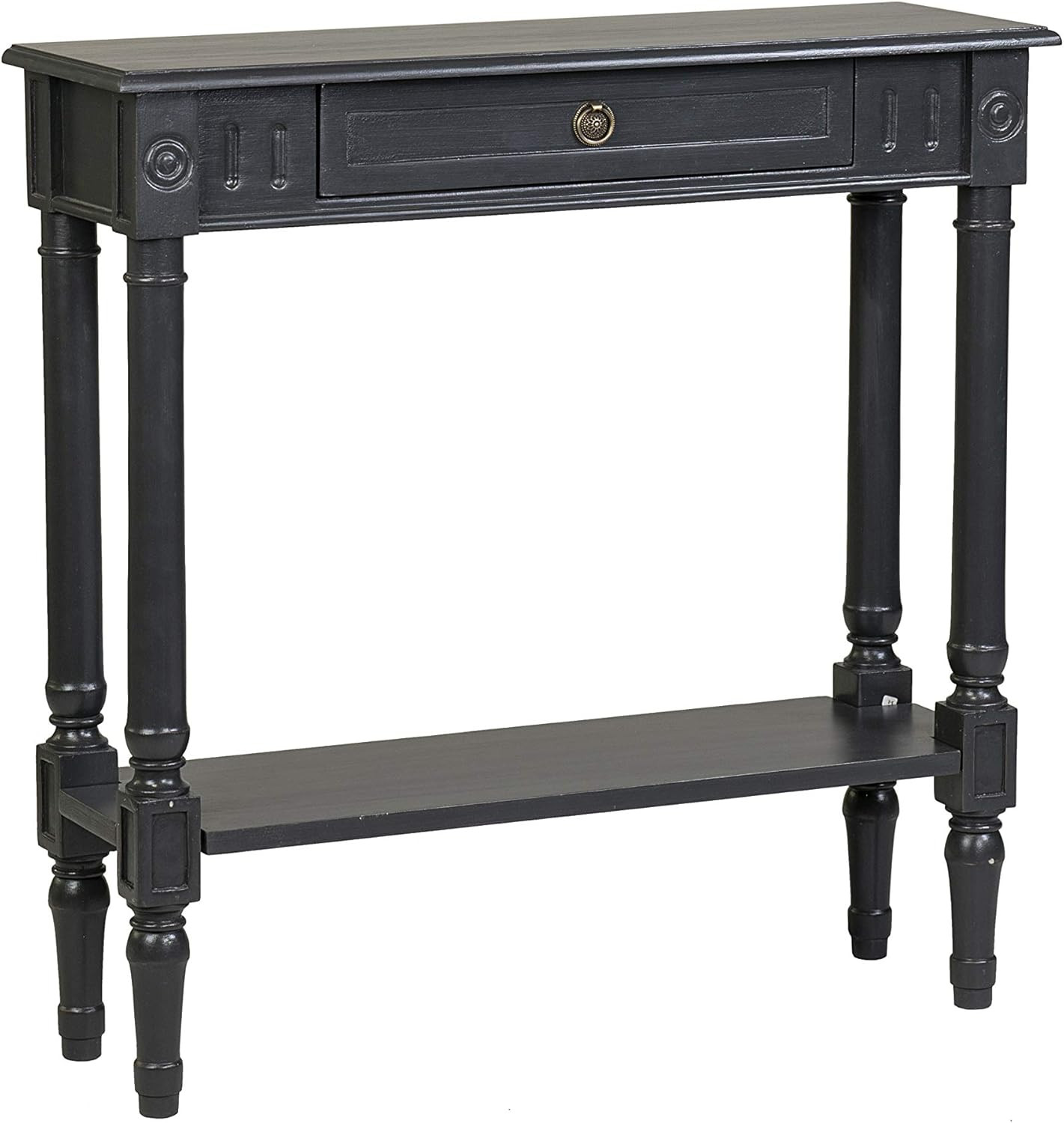 East at Main Marisol Console Table - Slim 31.4-inch Black Entryway or Sofa Table with Drawer and ... | Amazon (US)