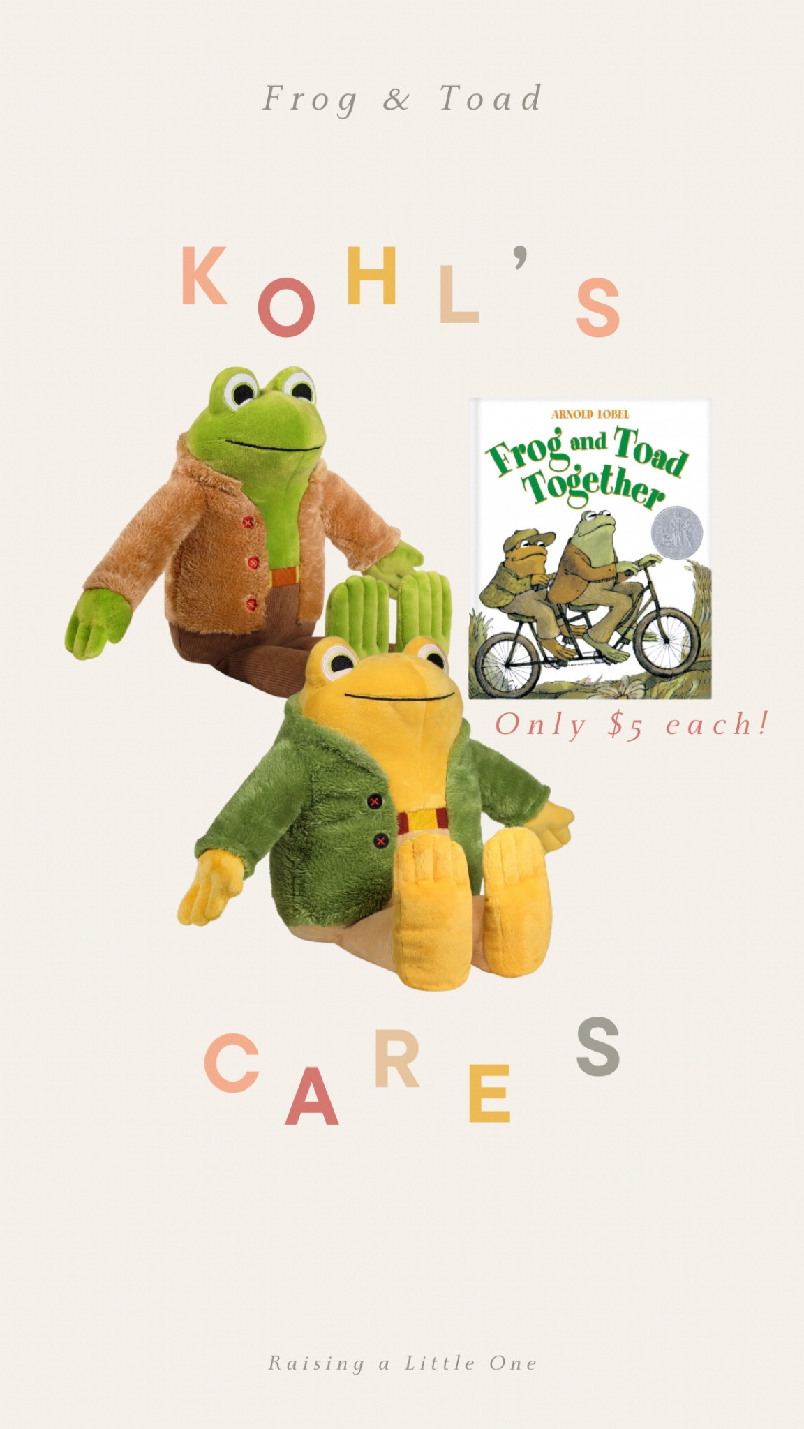 Kohl’s Finds | Frog & Toad Plush + book (as seen on Apple TV +)

#kohls #appletv #toddler #kids #kidstvshows #frogandtoad #kohlscares #plush #plushtoys #books 

#LTKBaby #LTKKids #LTKFamily