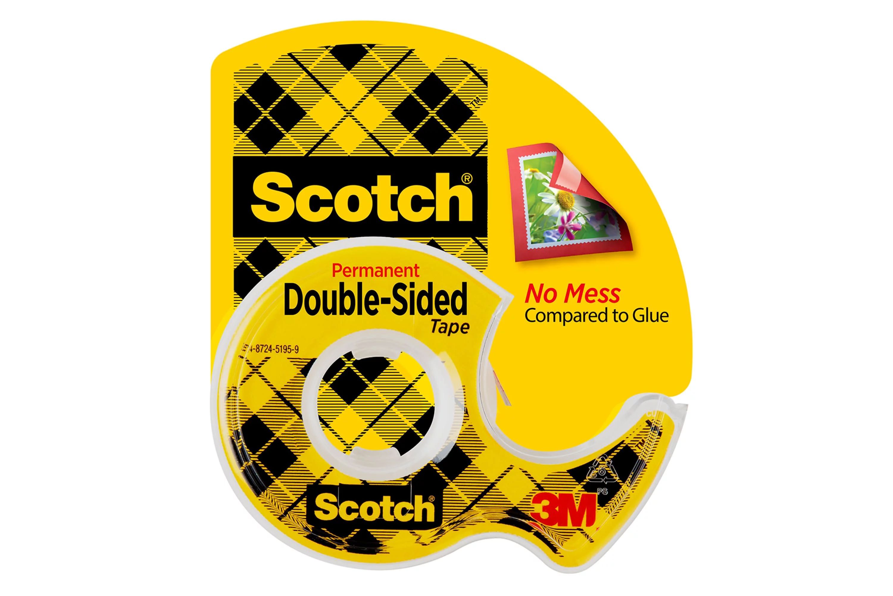 Scotch Double Sided Tape,  0.5 in. x 400 in., 1 Dispensers/Pack - Walmart.com | Walmart (US)