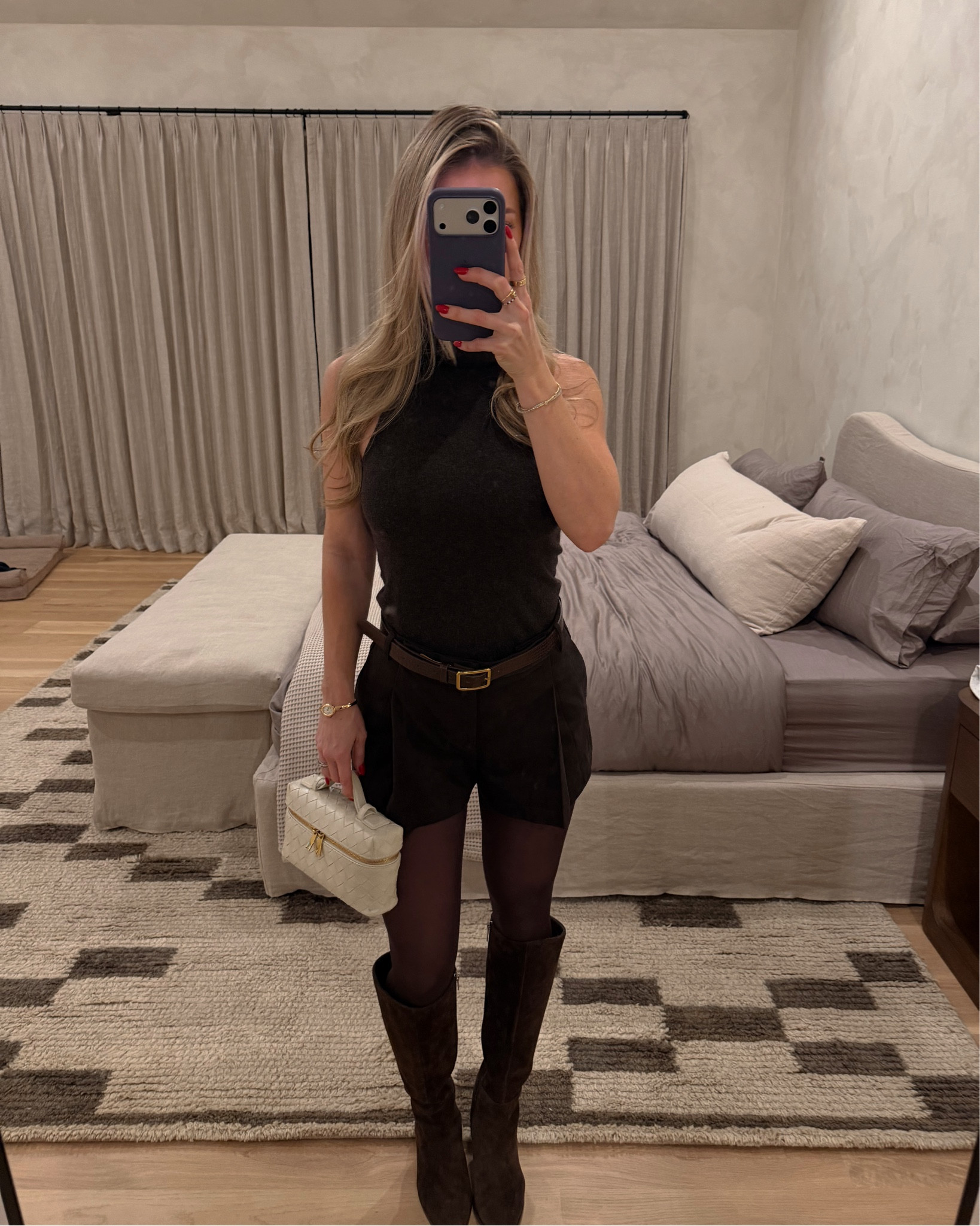 Size XS in top and shorts, size small in leggings