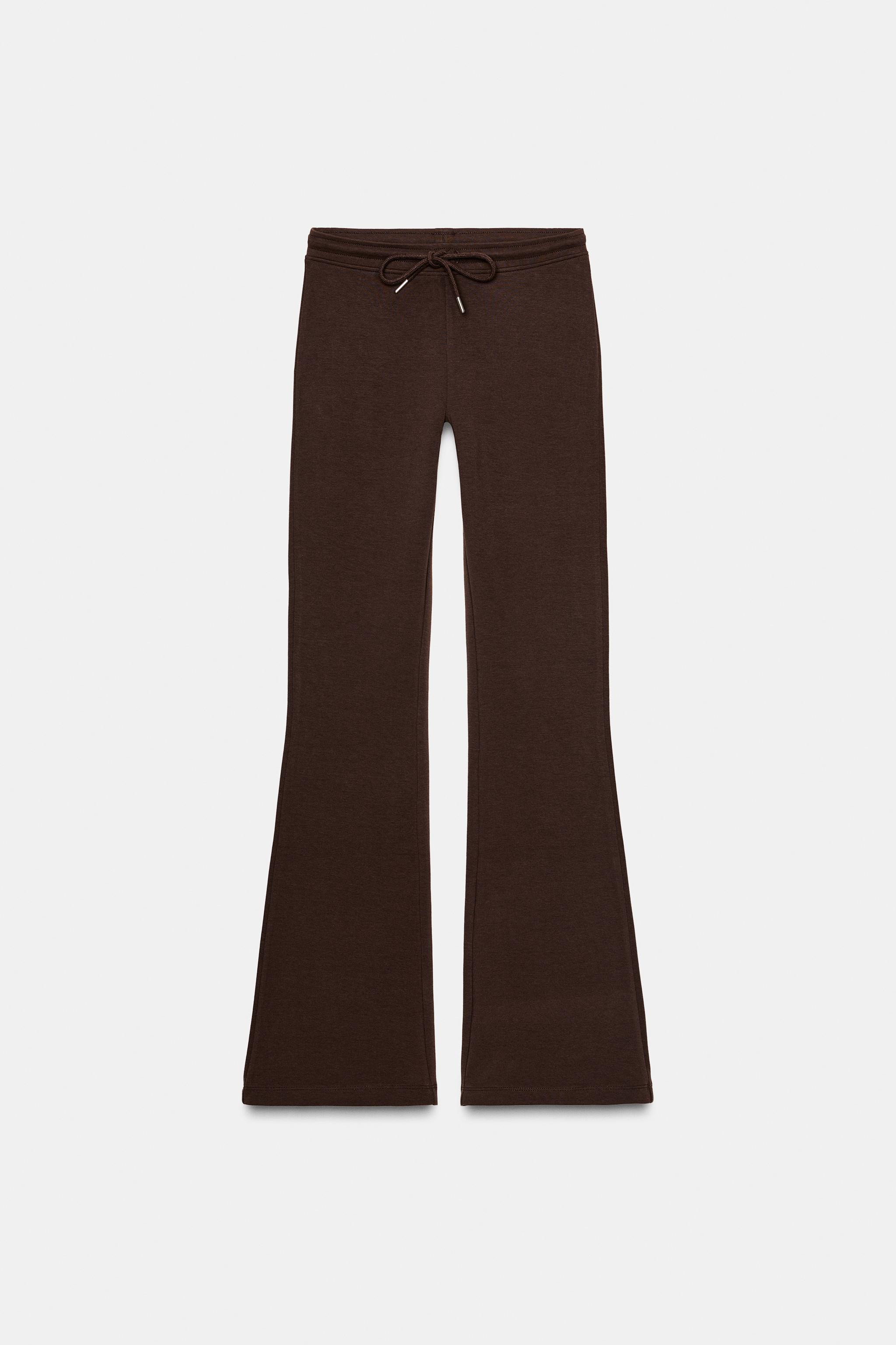 INTERLOCK FLARE PANTS | Zara US