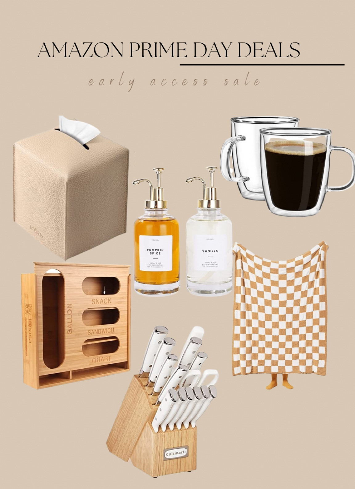 Amazon early access sale! 

Home decor
Minimal 
Neutral
Amazon finds 
Sale 
Christmas gifts 
Kitchen 

#LTKsalealert #LTKfamily #LTKhome