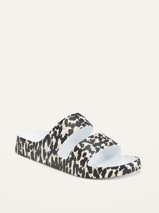 Printed EVA Double-Strap Slide Sandals for Women | Old Navy (CA)