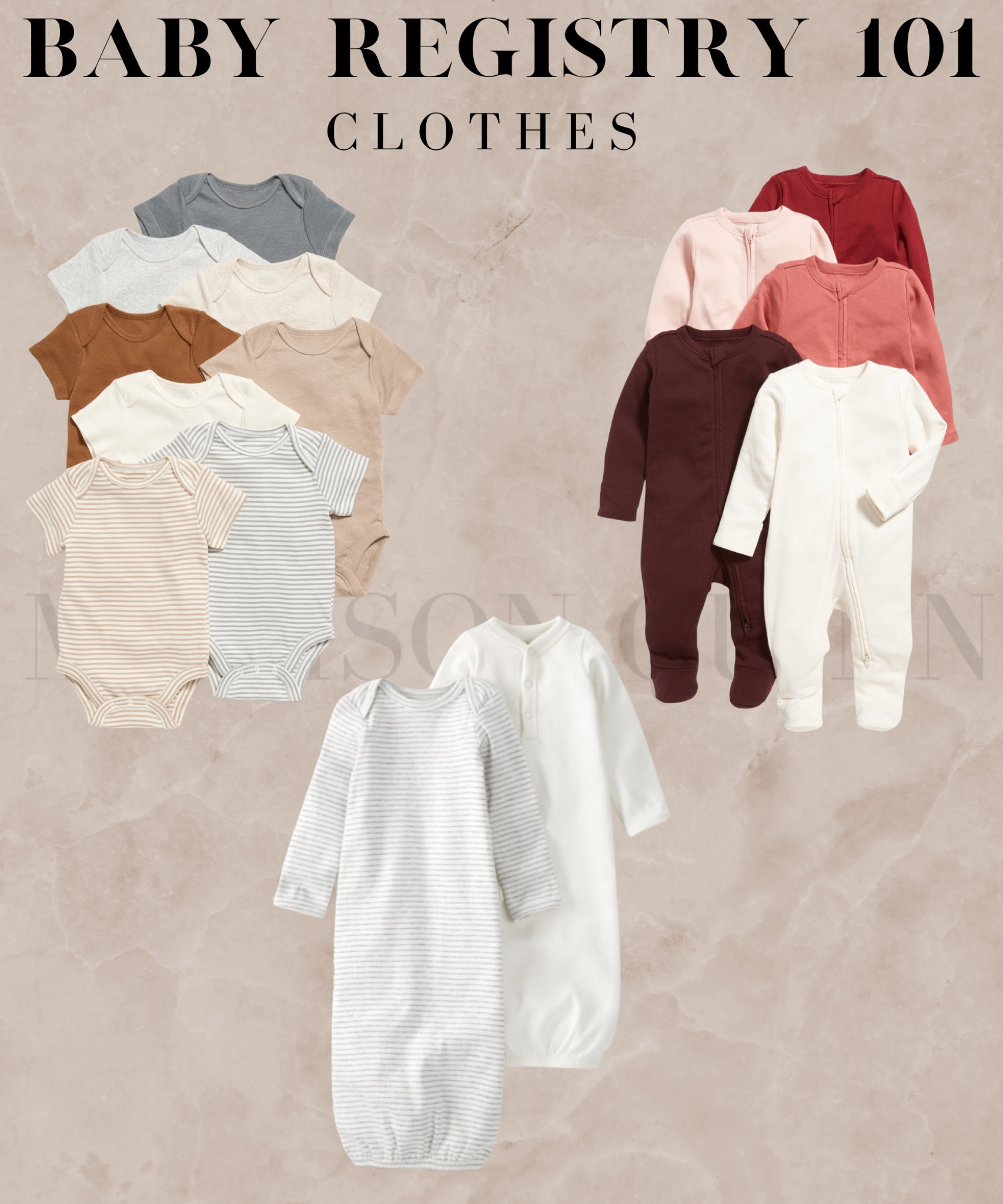 BABY REGISTRY 101 - CLOTHES 

#LTKbaby