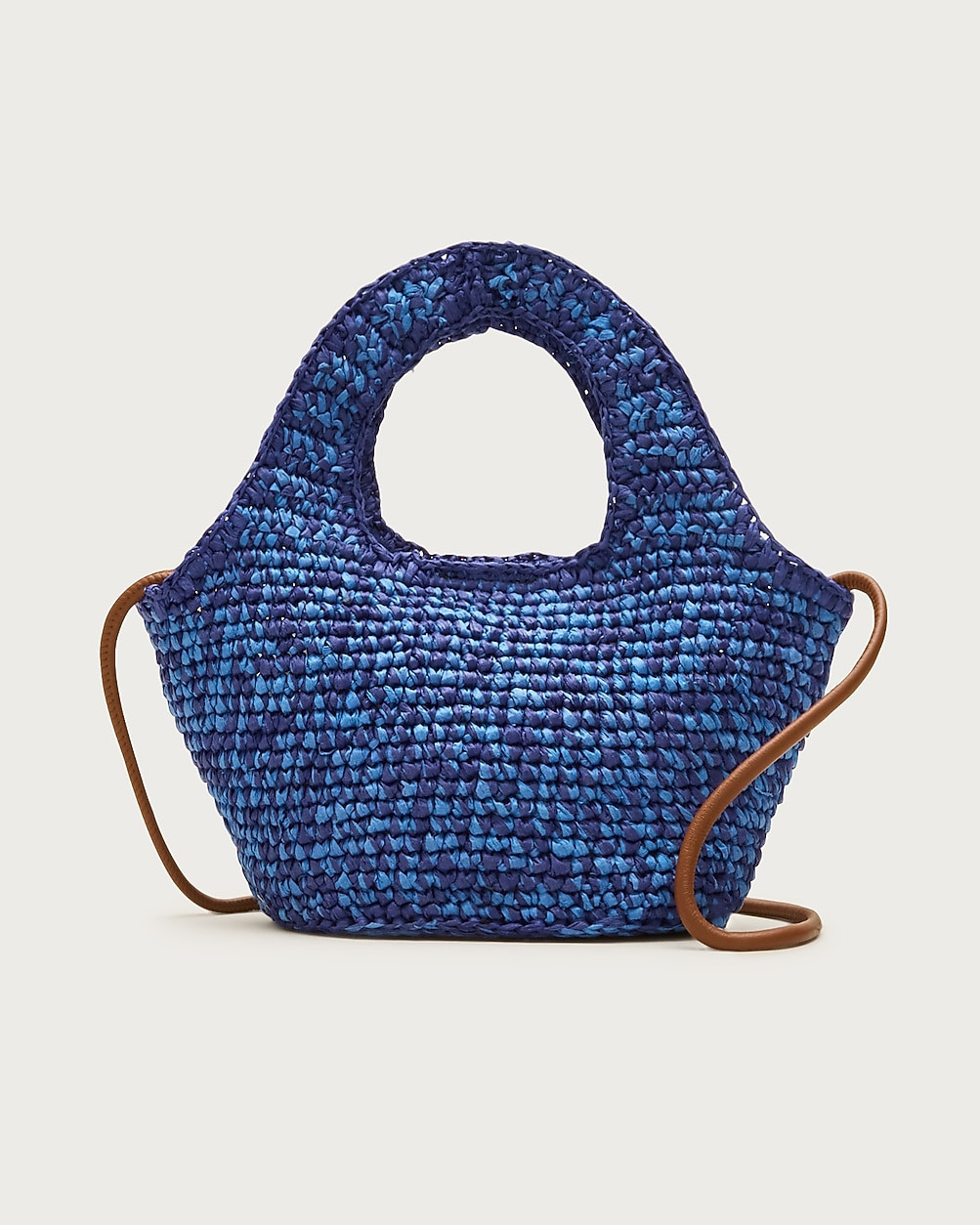 Small handwoven tote in marled straw | J. Crew US