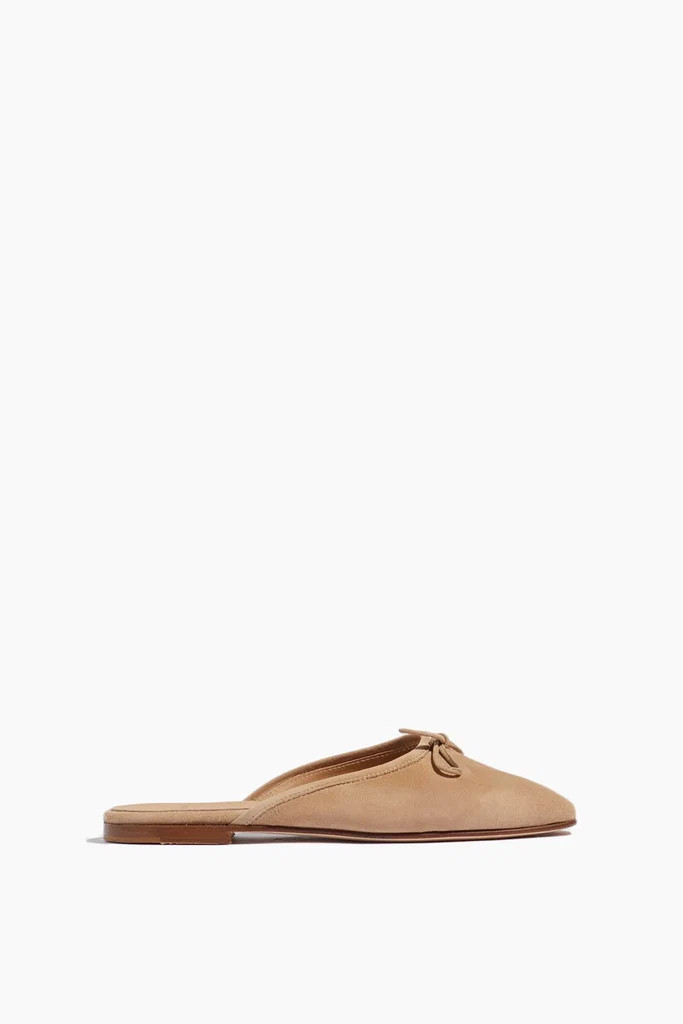 Joy Mule in Camel Suede | Hampden Clothing