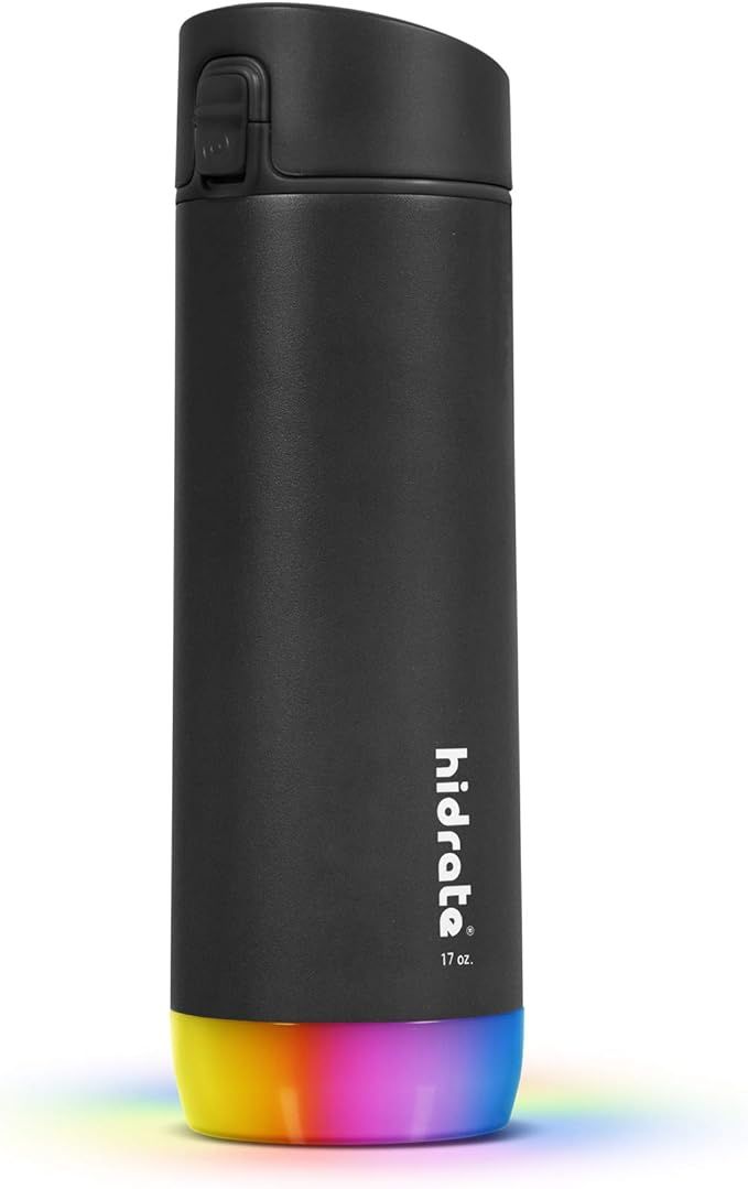 Hidrate Spark Steel Smart Water Bottle, Tracks Water Intake & Glows to Remind You to Stay Hydrate... | Amazon (US)
