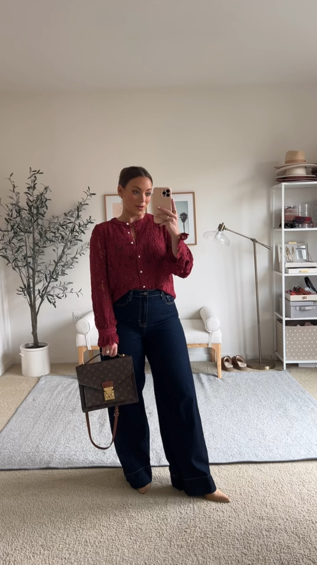 Love this little lace top- so pretty. Medium in top, wide leg jeans size 29/8✨✨

Amazon fashion finds, midsize style 

#LTKSeasonal #LTKMidsize #LTKFindsUnder100