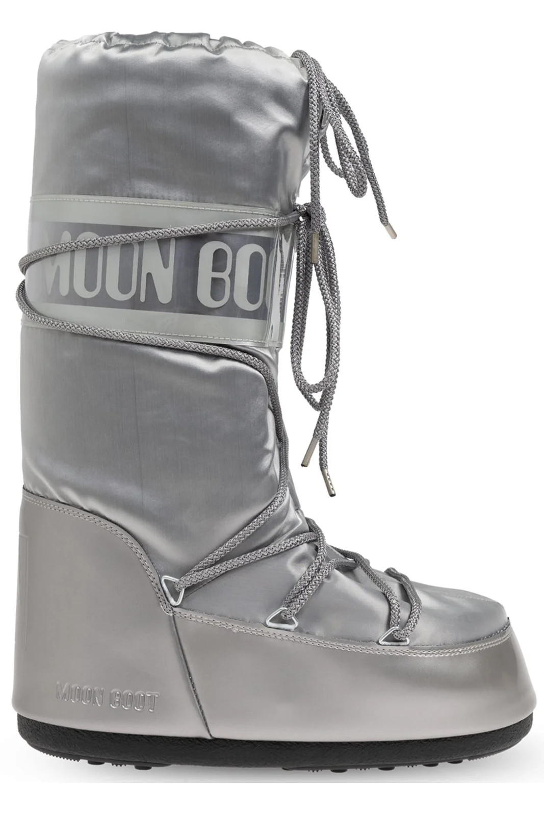 Moon Boot Icon Glance Satin Lace-Up Snow Boots | Cettire Global