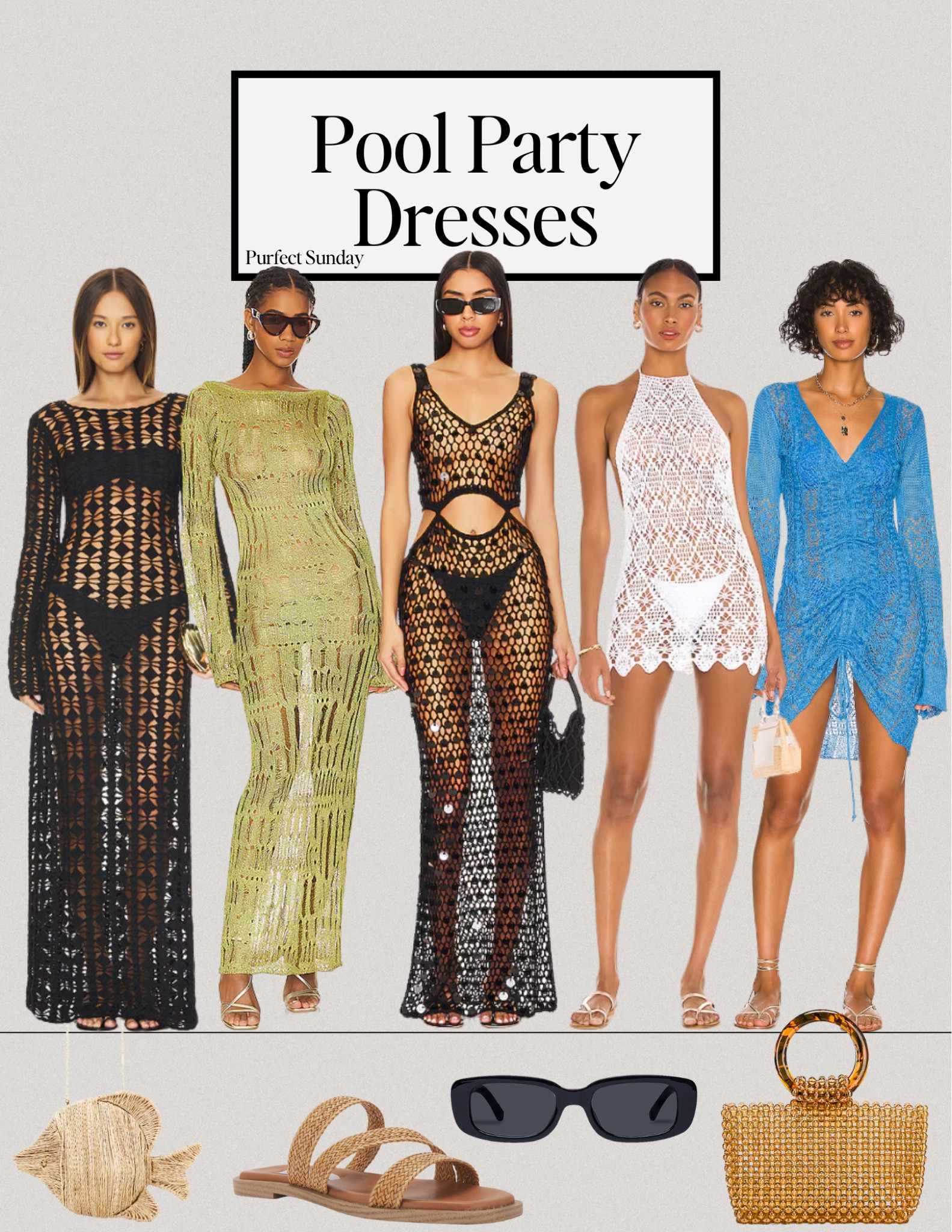 Pool Party Outfits, swimsuit, coverup, bathing suit, crochet, summer fashion, beach wear, vacation outfits 


#LTKStyleTip #LTKParties #LTKSwim