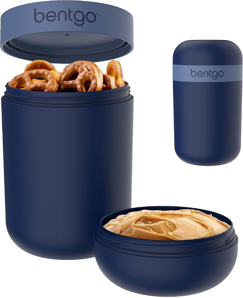 Bentgo Snack Cup - Reusable Snack Container with Leak-Proof Design, Toppings Compartment, and Dua... | Amazon (US)