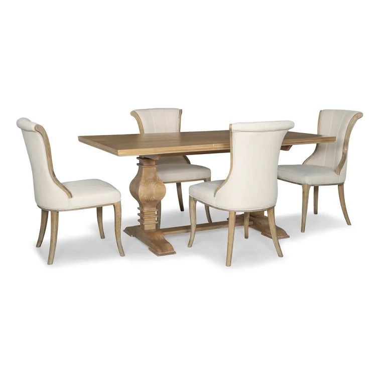 Darrah Pine Solid Wood Dining Table | Wayfair North America