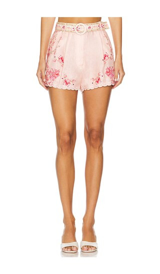 Tuck Front Short in Blossoms And Brushstrokes | Revolve Clothing (Global)