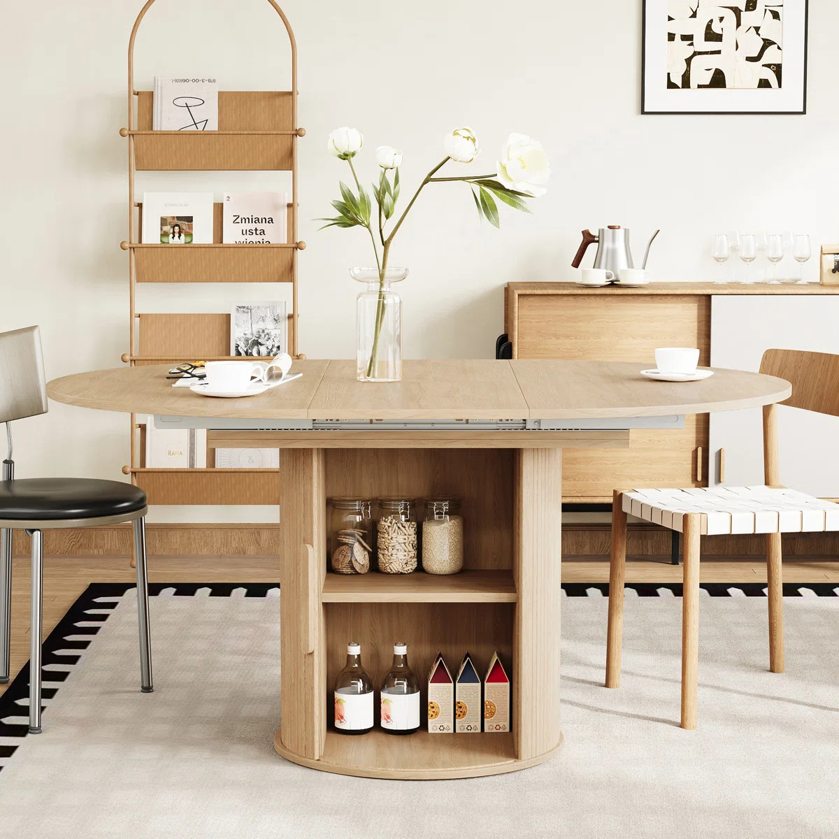 Extendable Dining Table With Storage | Wayfair North America