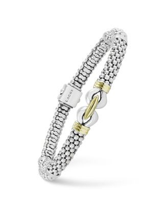 18K Yellow Gold and Sterling Silver Derby Fluted Rope Bracelet | Bloomingdale's (US)