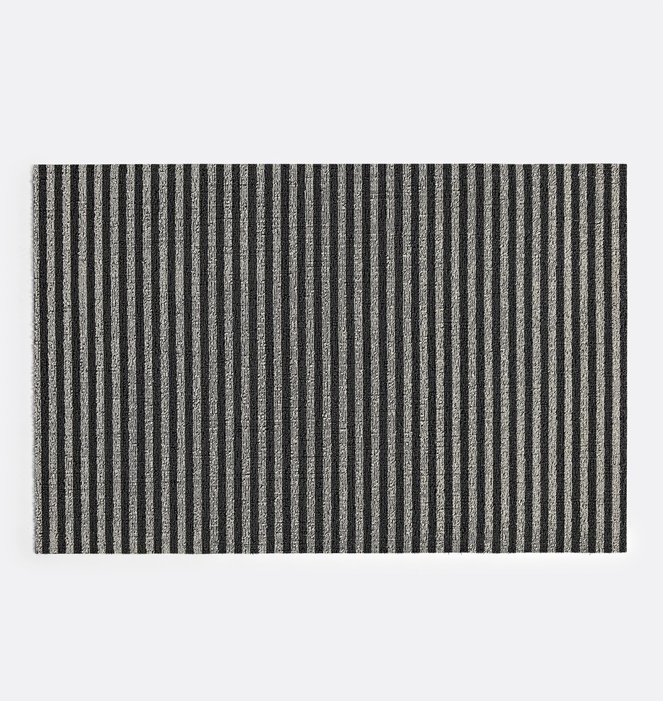 24" x 36" Neutral Chilewich Breton Stripe Mat
 | Rejuvenation | Rejuvenation