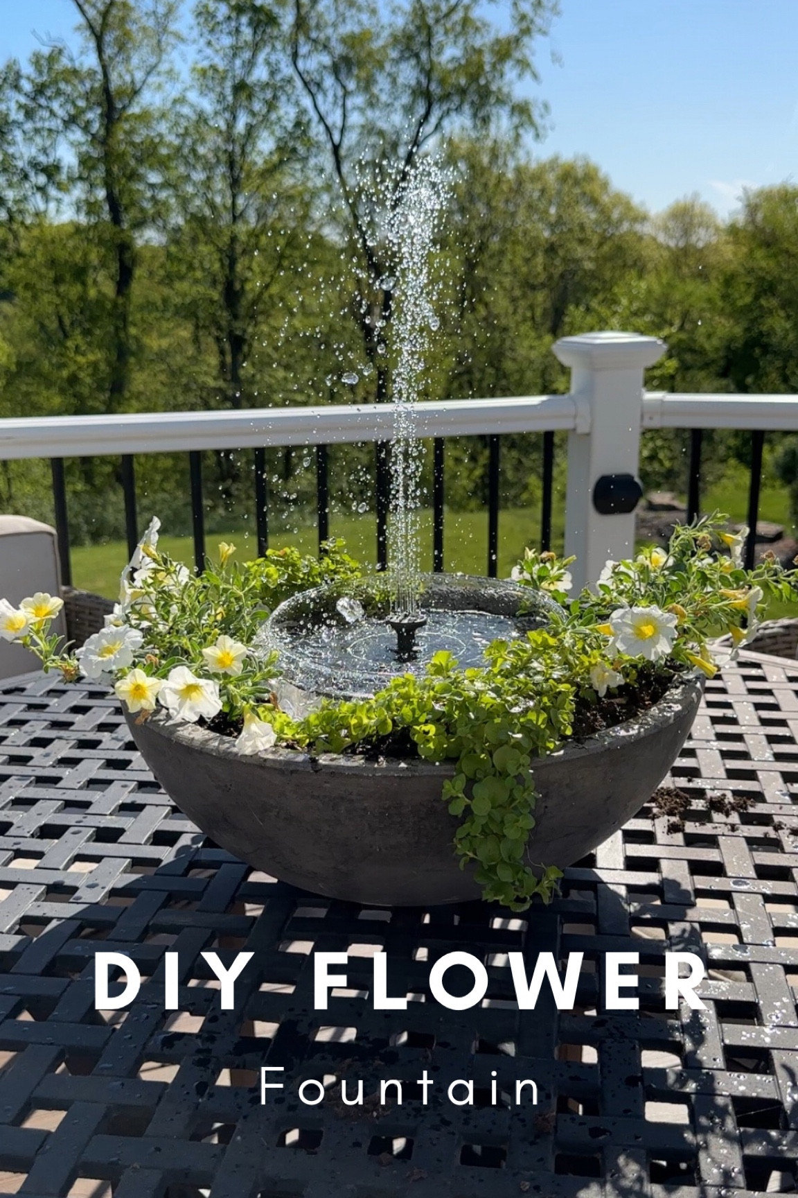 DIY Flower Fountain - Using a solar fountain 🌸

#LTKhome