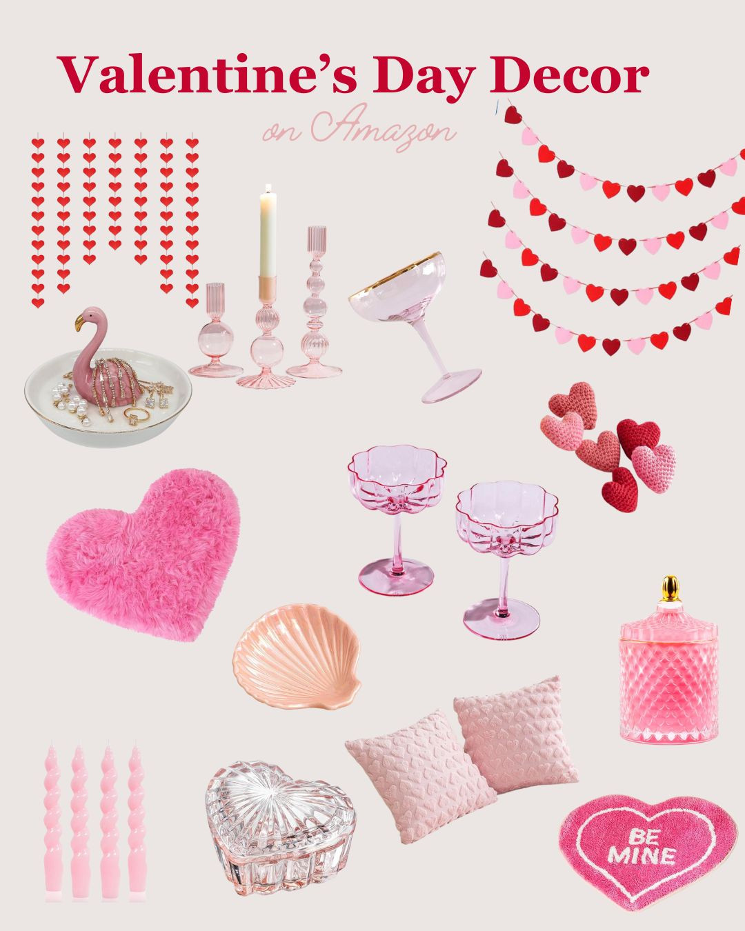 Love is in the air 💘 

Valentine's Day Finds on Amazon - from candles, rugs to glassware. 

#LTKHome #LTKAmazon #LTKValentinesDay #HomeDecor 

 #LTKcanada