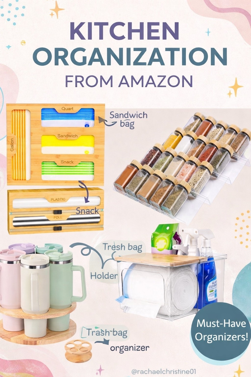 Kitchen organization from Amazon. Cupboard organization. Under sink organization. ￼

#LTKSaleAlert #LTKHome #LTKdayinmylife