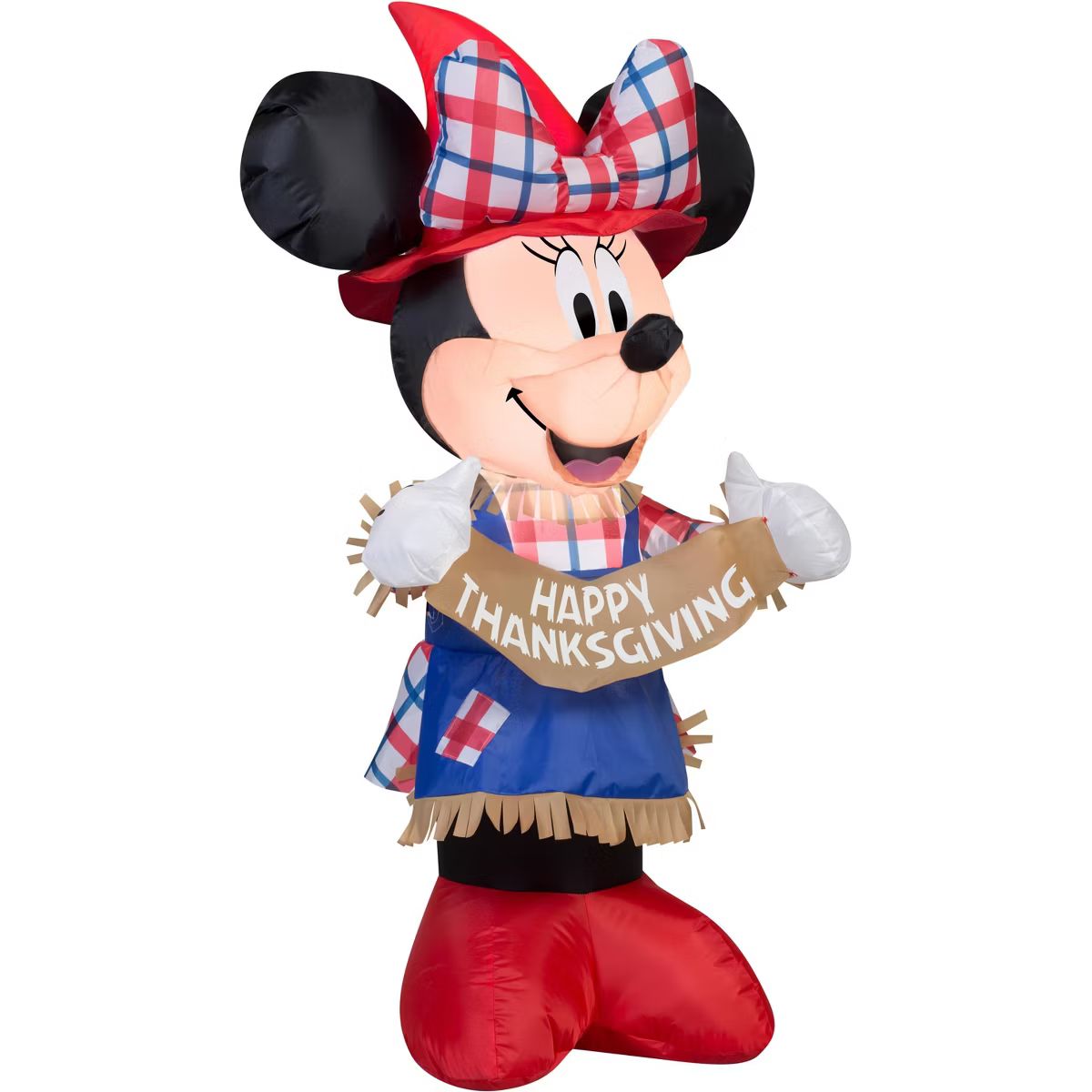 Gemmy Airblown Inflatable Minnie as Scarecrow Disney, 3.5 ft Tall, Multi | Target