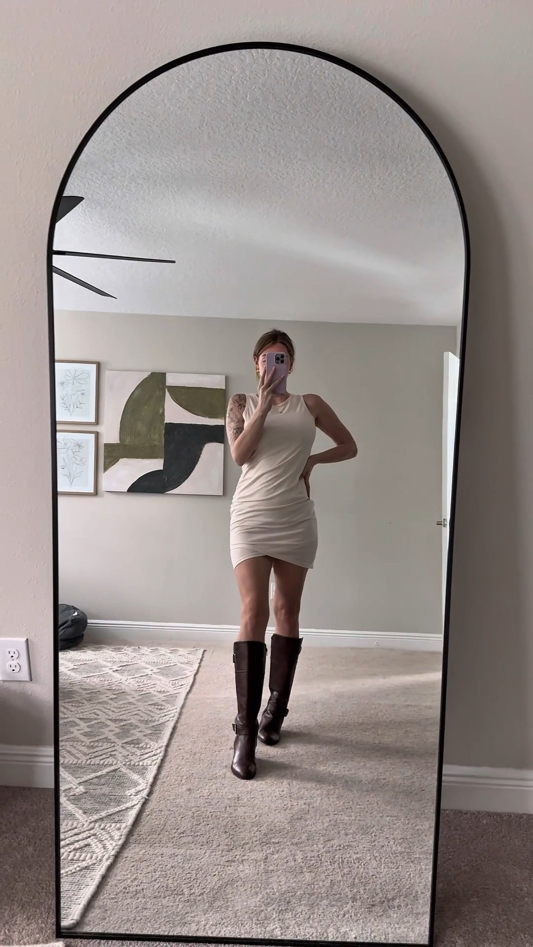 Keeping it simple this season 🍂 A casual dress styled with brown riding boots and trendy gold jewelry all for that cozy, effortless fall look 🤎✨

#FallStyle #OOTDFall #WeekendOutfit #CozyAndChic #AutumnStyleInspo #WardrobeStaples #EffortlessLooks #FallOutfit

#LTKSaleAlert #LTKStyleTip #LTKSeasonal