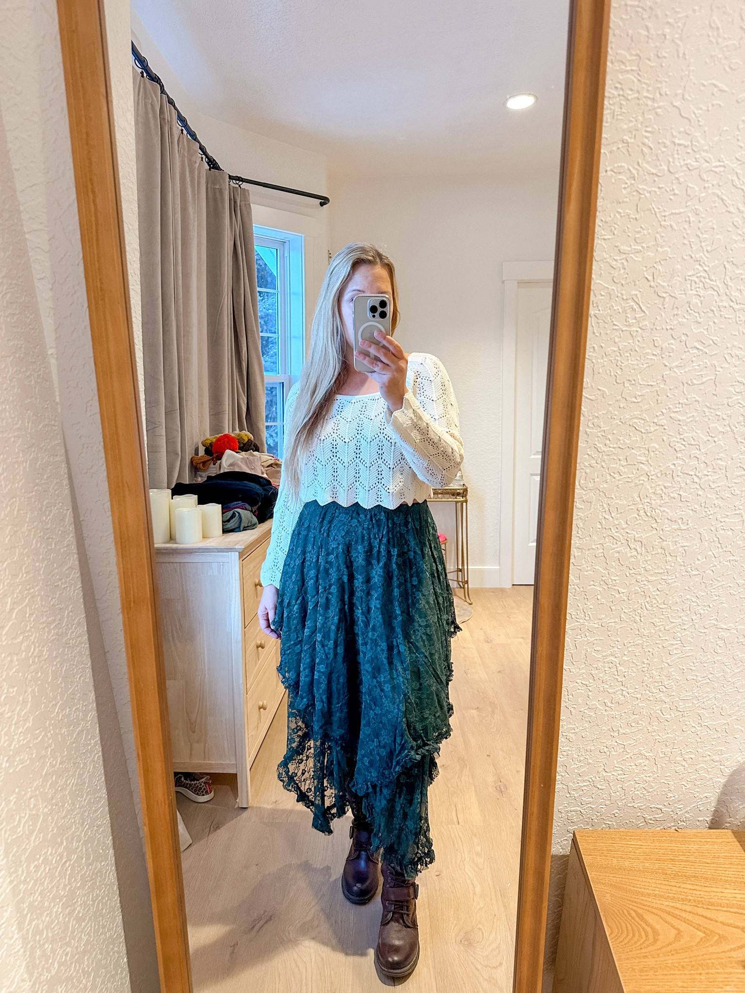 Another cute winter date night outfit! Layer wool leggings and wool socks underneath and you will be SO warm and cute! 

#LTKU #LTKstyletip #LTKmidsize