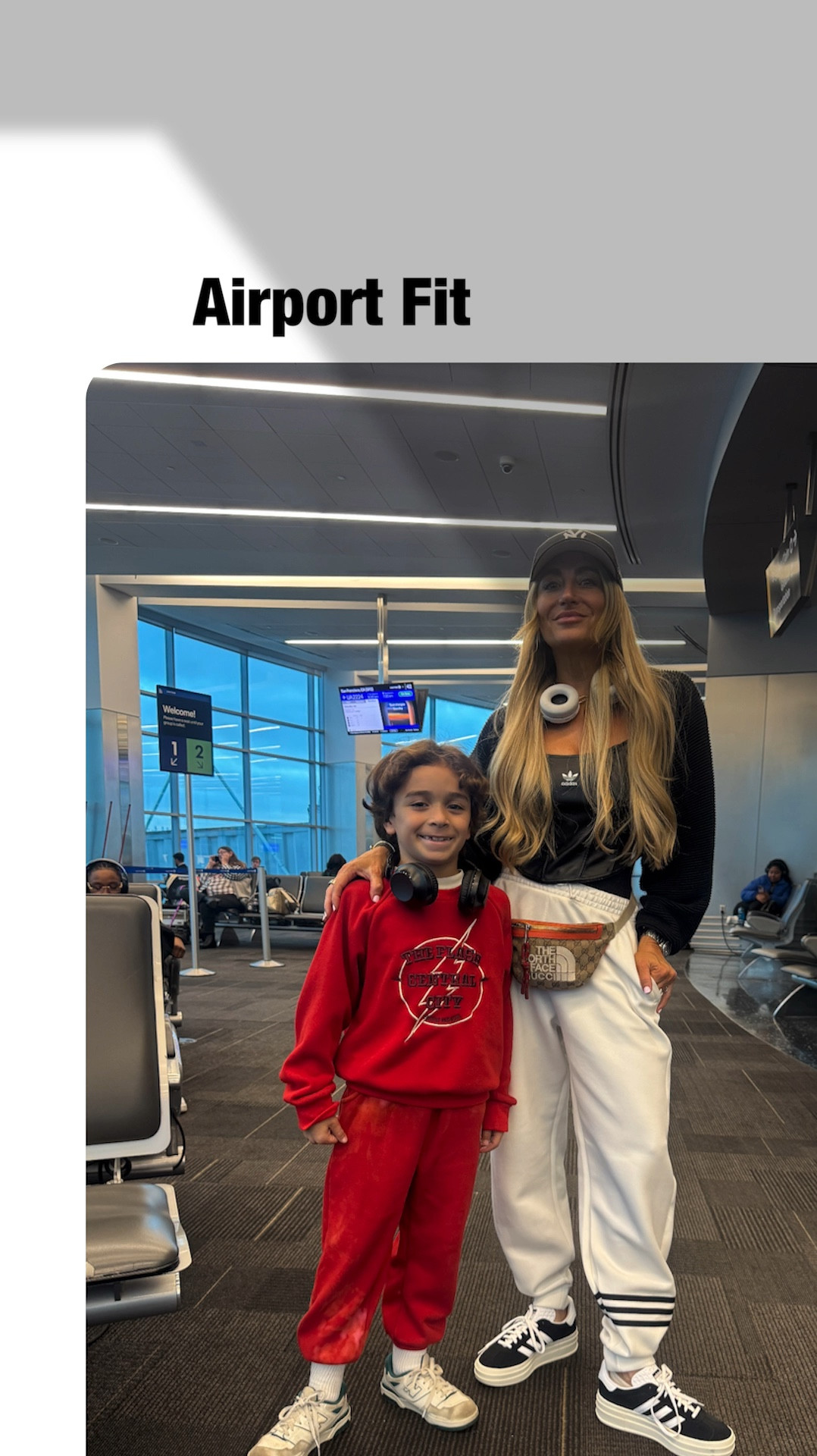 Airport fit wearing Adidas and Brody wearing Lola and the Boys! 

#LTKStyleTip #LTKTravel #LTKShoeCrush