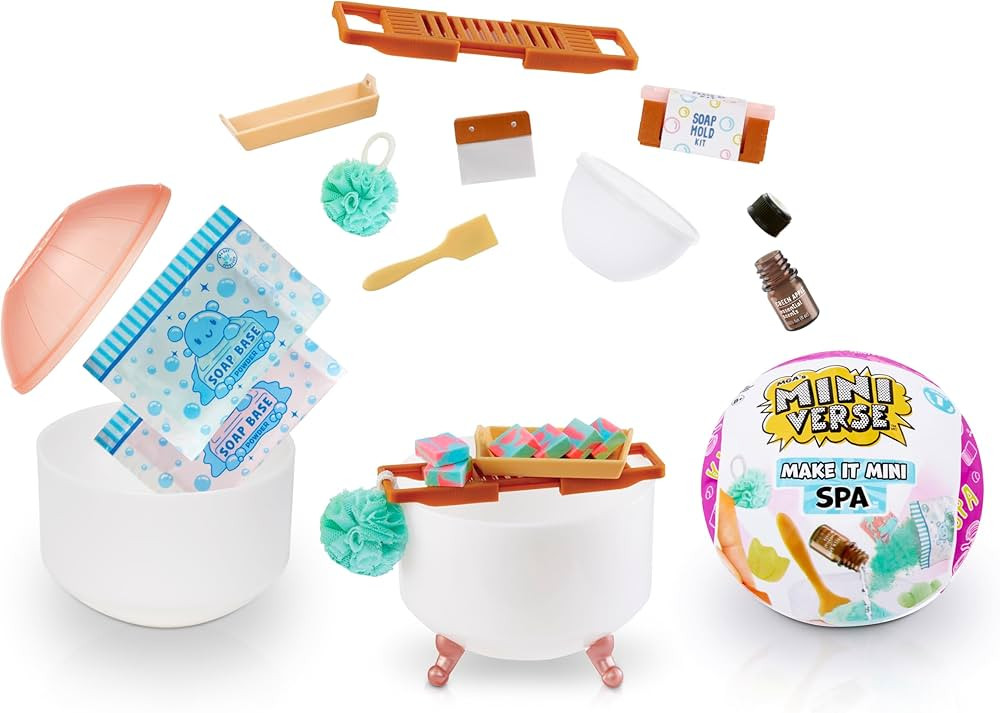 MGA's Miniverse Make It Mini Spa, Mini Collectibles, Mystery Blind Packaging, DIY, Really Works, ... | Amazon (US)