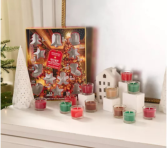 HomeWorx by Slatkin + Co. 12 Days of Christmas Advent Calendar - QVC.com | QVC