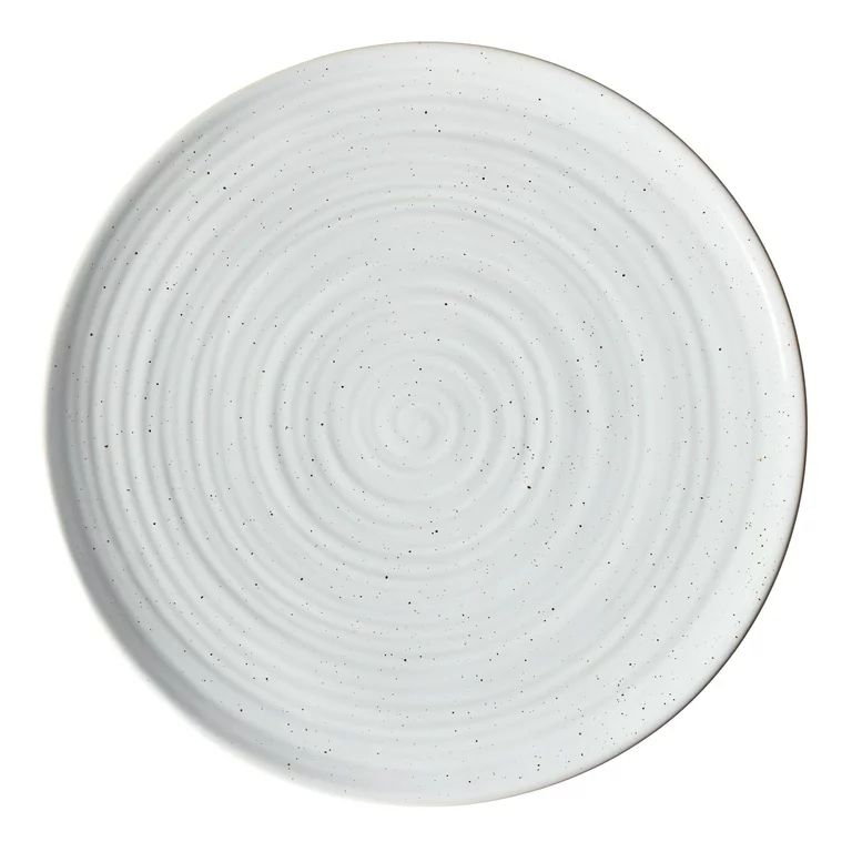 Better Homes & Gardens- Abott White Round Stoneware Dinner Plate - Walmart.com | Walmart (US)