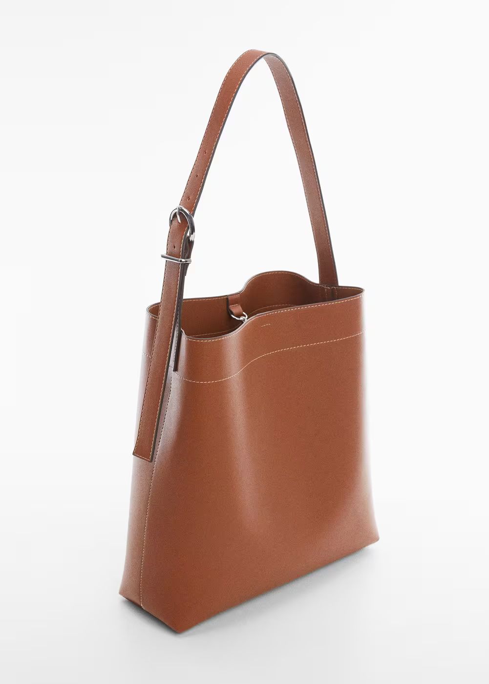 Short handle shopper bag | MANGO (US)