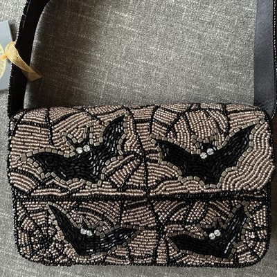 NEW Viral from India to you Fall Halloween Black Bat Beaded Bag\ud83e\udd87\ud83d\udda4 | eBay US