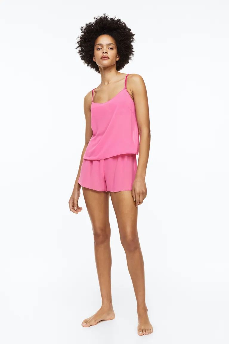 Pajama Camisole Top and Shorts | H&M (US + CA)