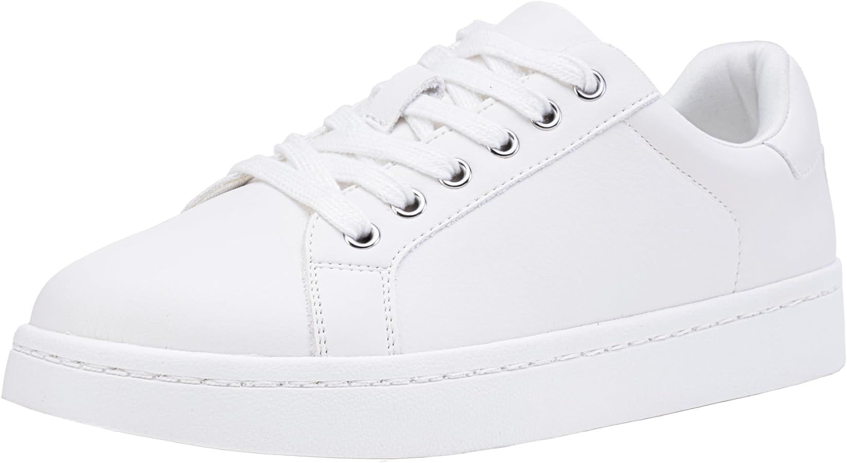Vepose Women's 8003 Fashion Lace Up Comfortable Casual Tennis Sneakers | Amazon (US)