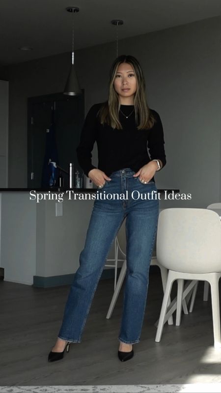 Casual chic winter to spring transitional outfit ideas

#LTKstyletip #LTKunder100 #LTKFind