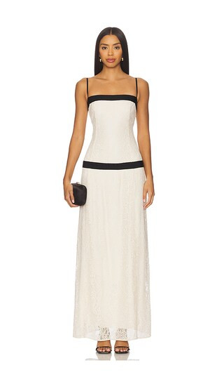 Priscilla Maxi Dress in Cream | Revolve Clothing (Global)