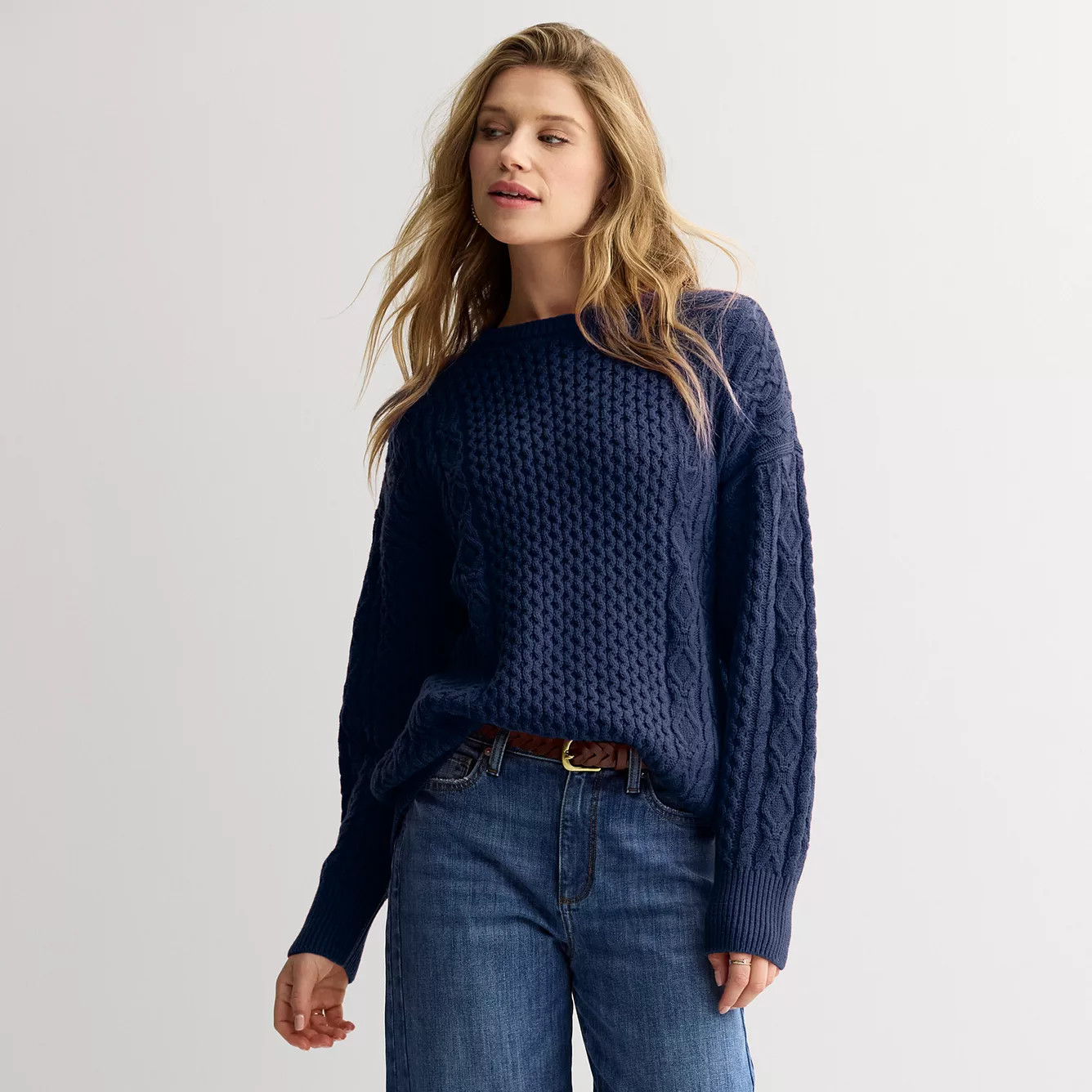 Women's Sonoma Goods For Life\u00ae Oversized Cable-Knit SweaterSonoma Goods For Life | Kohl's