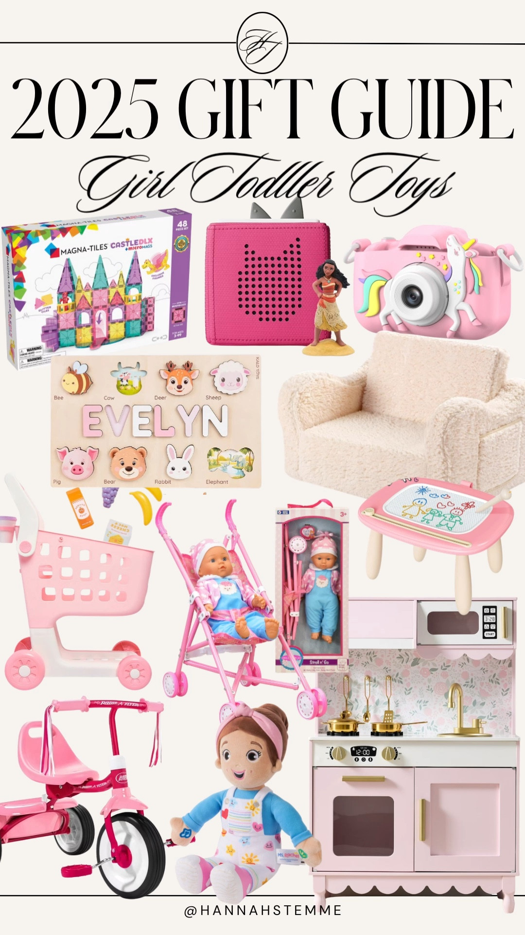 2025 Gift Guide for Girl Toddlers 🎀✨
Sharing the best toddler toys for girls, including top-rated educational toys, pretend play favorites, toddler Christmas gifts, and trending toys every little girl is obsessed with this year. Perfect for ages 1–3!
Shop all toddler toy ideas, holiday gifts, and mom-approved picks below.

Keywords: toddler gift ideas • girl toddler toys • Christmas gifts for toddlers • toddler holiday gift guide • best toys for girls ages 1–3

#LTKGiftGuide #LTKHoliday #LTKKids