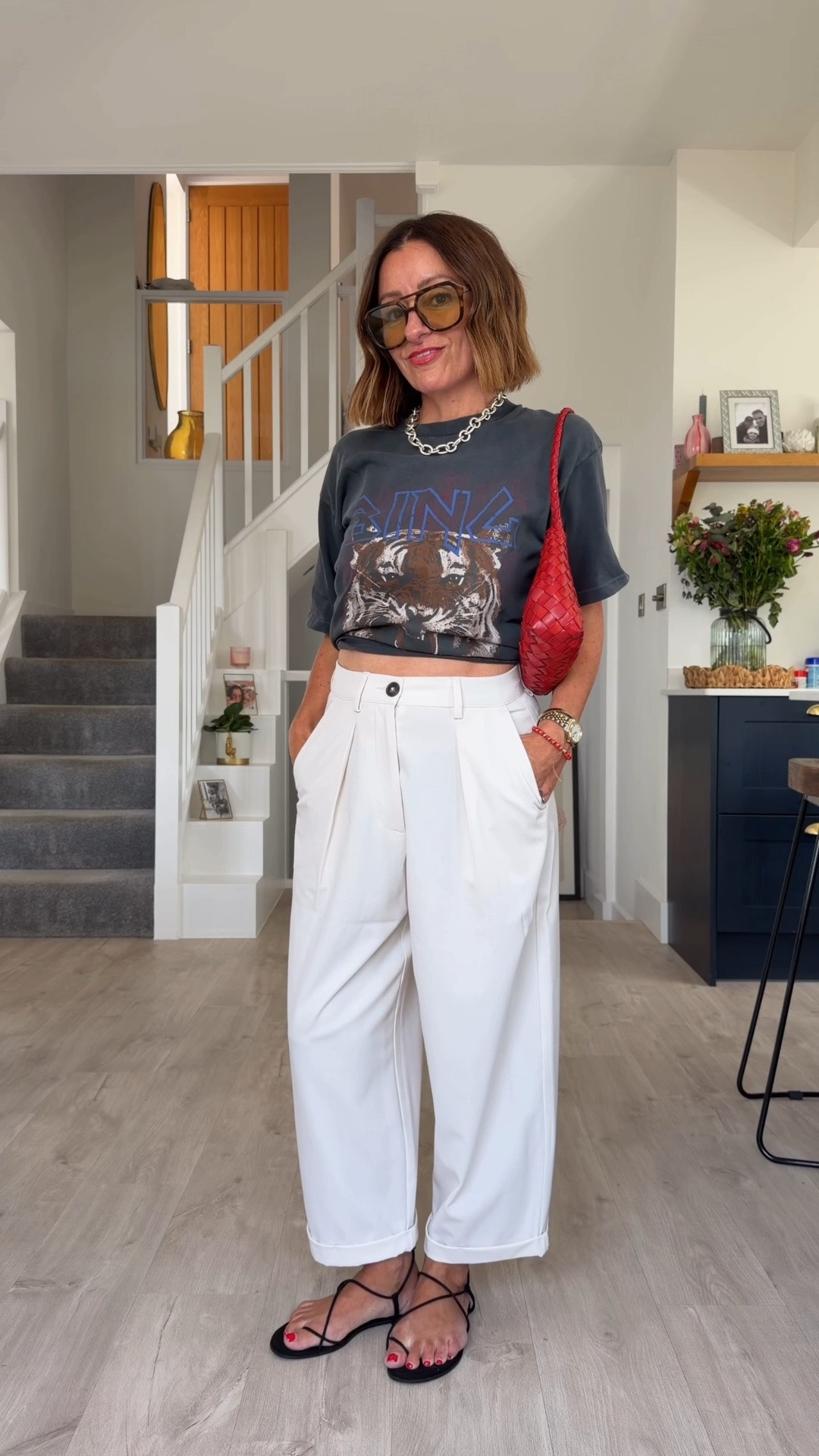 Elevated casual weekend outfit 

Everything bar the bag and sunglasses are old, I’ve linked similar

#LTKuk #LTKsummer #LTKmodest